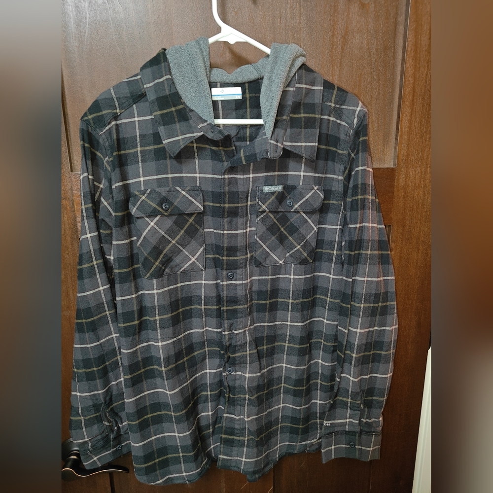 Columbia Flannel Hoodie